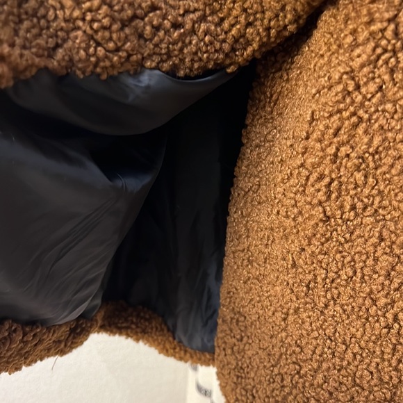 Faux fur teddy coat size M - Picture 4 of 10